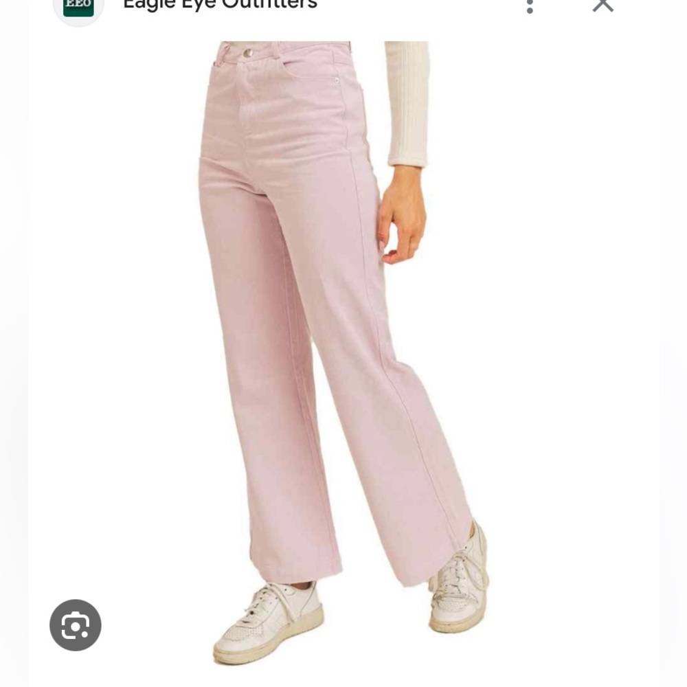 Pale Pink Colored Jeans
